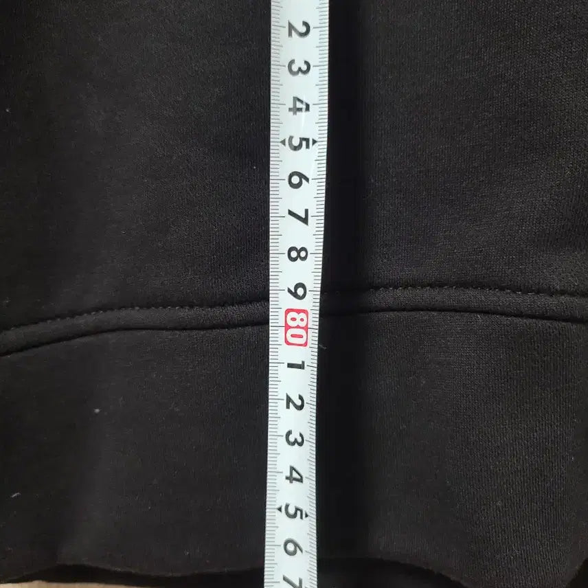 [BUNJANG] Tommy Hilfiger Black Hooded Long Fleece Dress / 타미힐피거 블랙 후드 롱 기모원피스