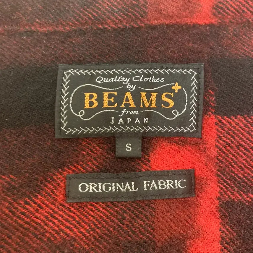 [SOLD OUT] 빔즈 플러스 울 체크 셔츠 S