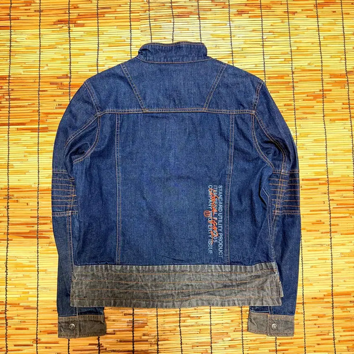 [BUNJANG] FUBU Denim Racing Jacket (L) / FUBU 후부 여성 데님 레이싱 자켓 L