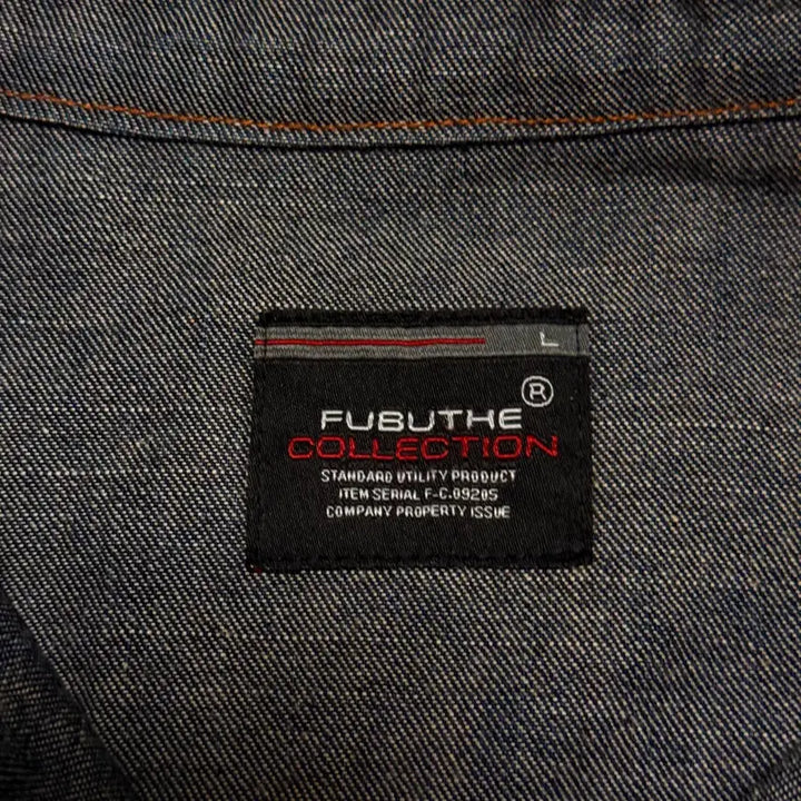 [BUNJANG] FUBU Denim Racing Jacket (L) / FUBU 후부 여성 데님 레이싱 자켓 L