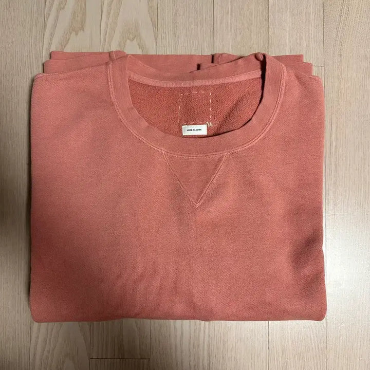 [BUNJANG] Visvim Jumbo SB Sweat L/S (DMGD) Pink / 비즈빔 점보 SB 스웻 ud 핑크 / 4