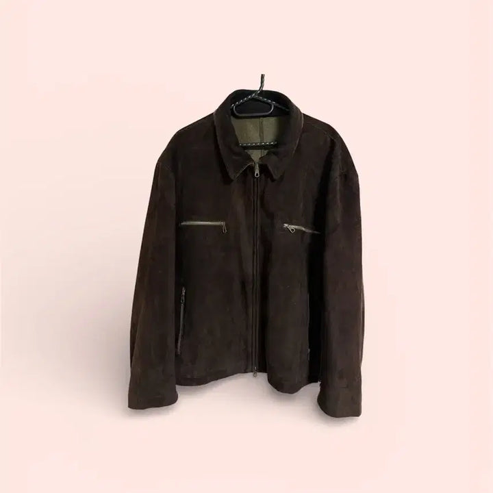 [BUNJANG] KRIZIA UOMO Italy Lambskin Suede Dark Brown Jacket / KRIZIA UOMO Italy 램스킨 스웨이드 다크 브라운 클래식
