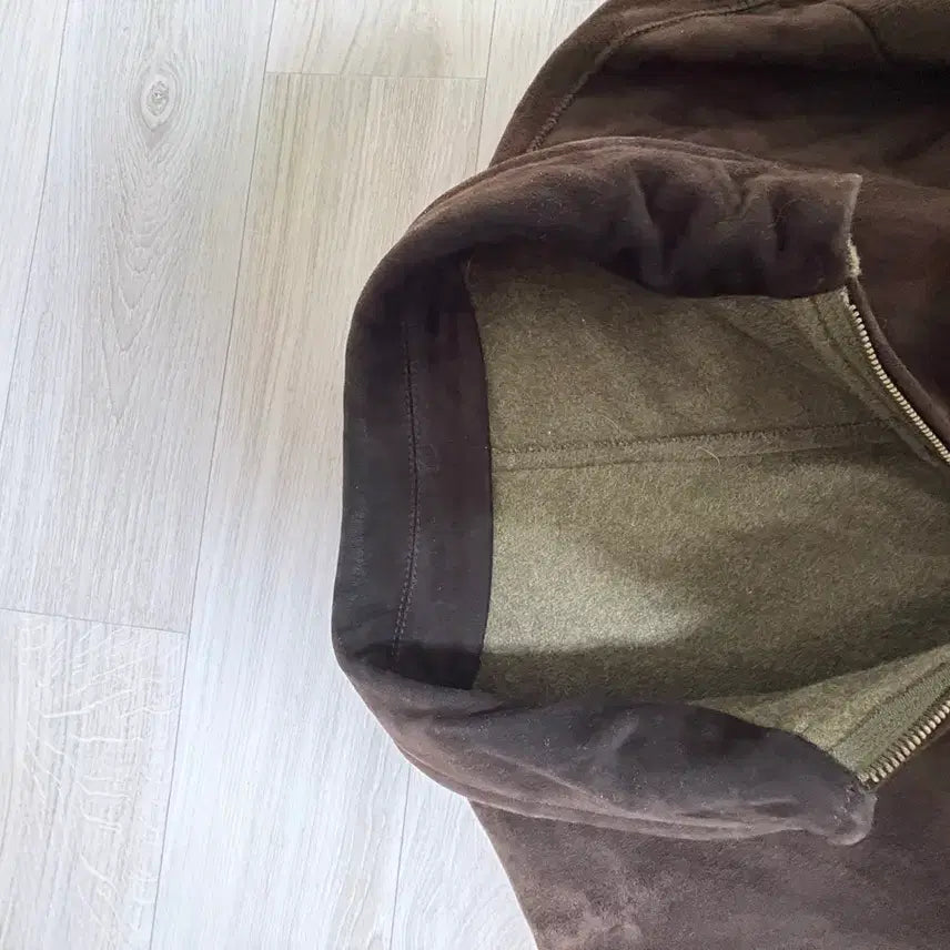 [BUNJANG] KRIZIA UOMO Italy Lambskin Suede Dark Brown Jacket / KRIZIA UOMO Italy 램스킨 스웨이드 다크 브라운 클래식