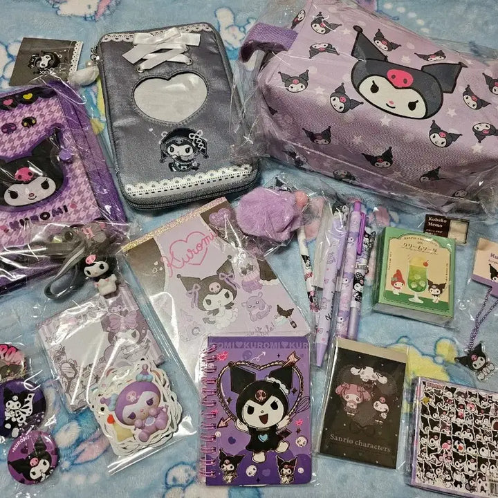 [BUNJANG] Kuromi Stationery Set / 쿠로미 잡화 문구 모음:)