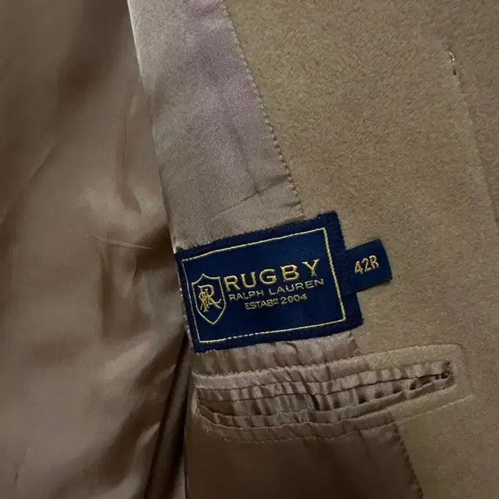 [BUNJANG] Polo Ralph Lauren Rugby Single Camel Coat / 폴로랄프로렌 럭비라인 싱글 카멜코트