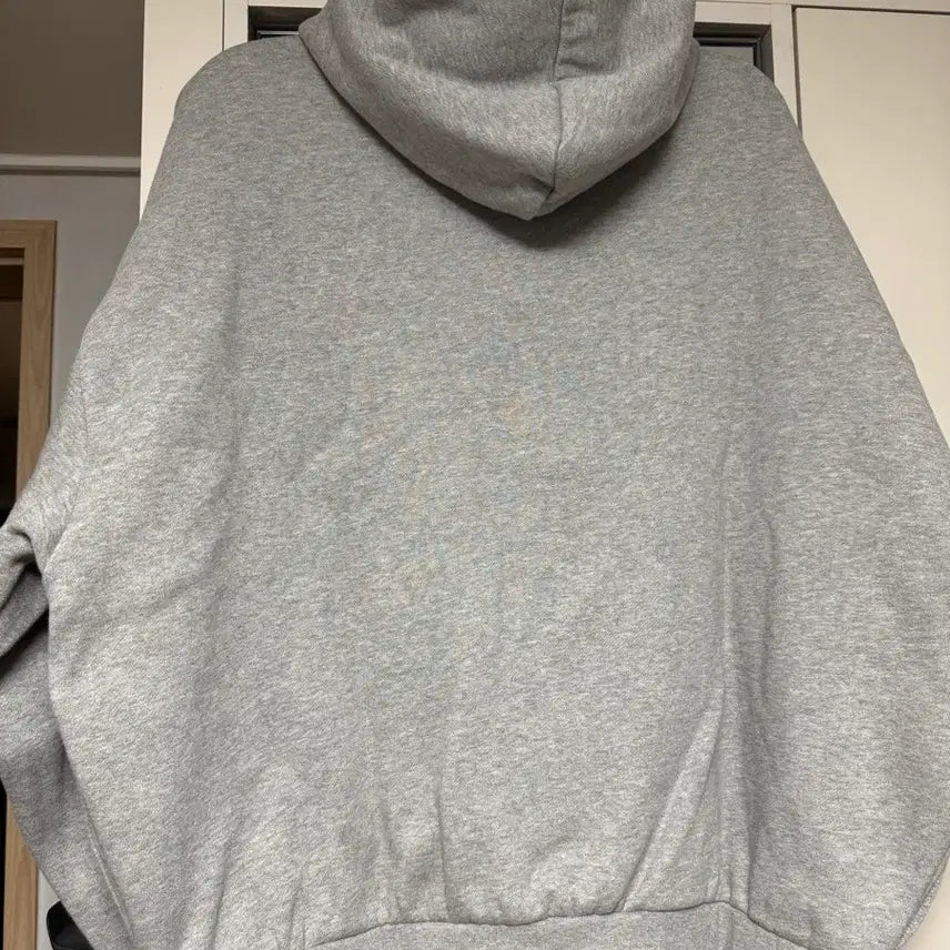 [BUNJANG] Essential Pullover Hoodie Dark Heather Oatmeal / 에센셜 풀오버 후드 다크 헤더 오트밀 - 24SS