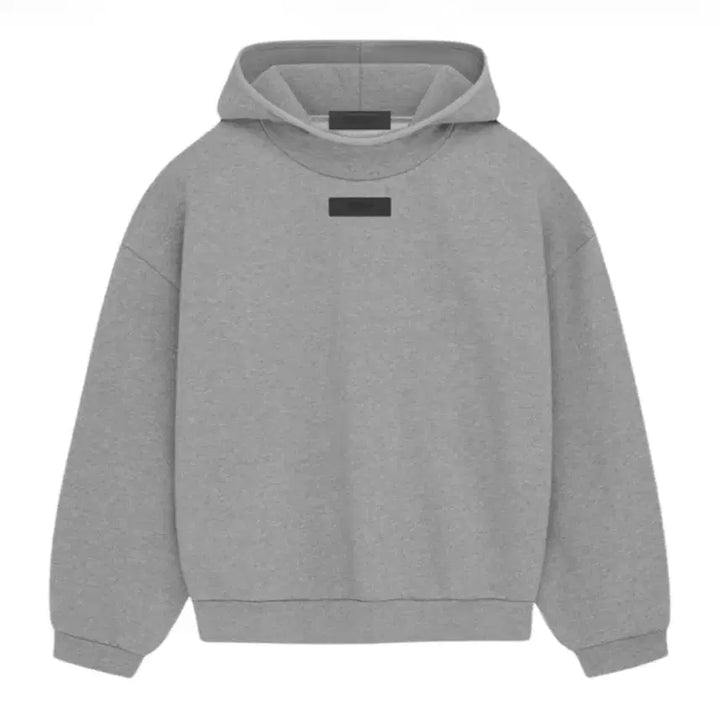 [BUNJANG] Essential Pullover Hoodie Dark Heather Oatmeal / 에센셜 풀오버 후드 다크 헤더 오트밀 - 24SS