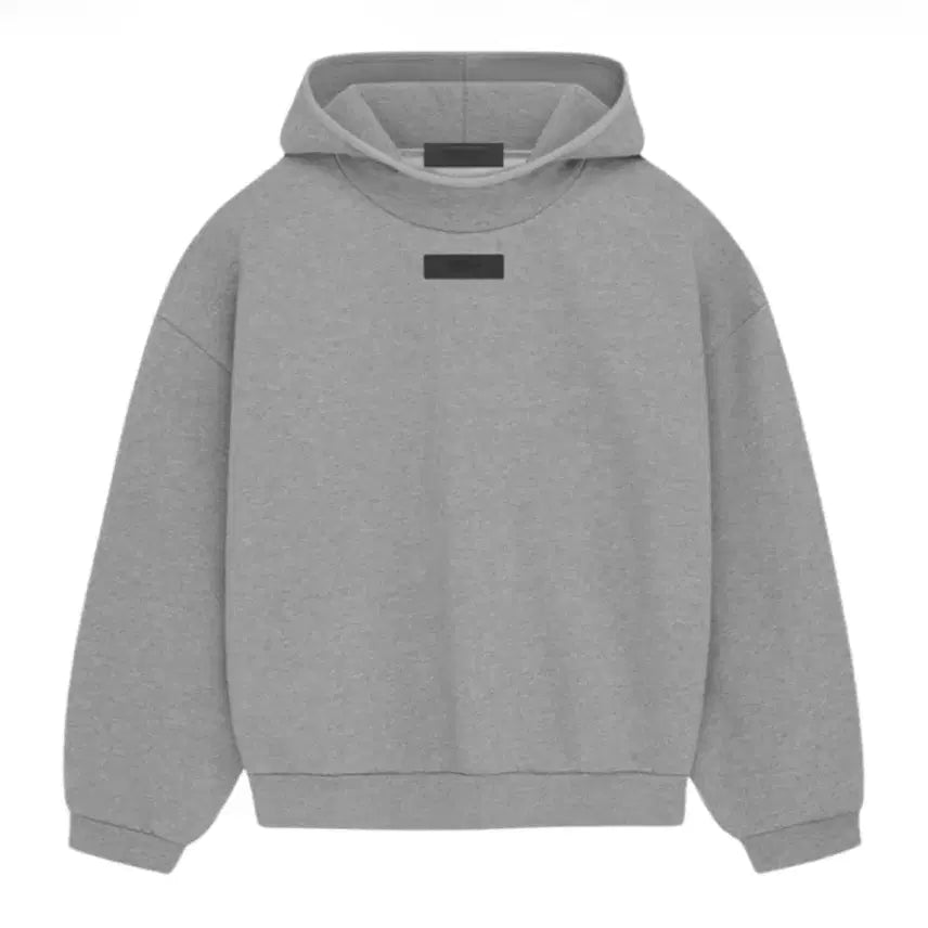 [BUNJANG] Essential Pullover Hoodie Dark Heather Oatmeal / 에센셜 풀오버 후드 다크 헤더 오트밀 - 24SS