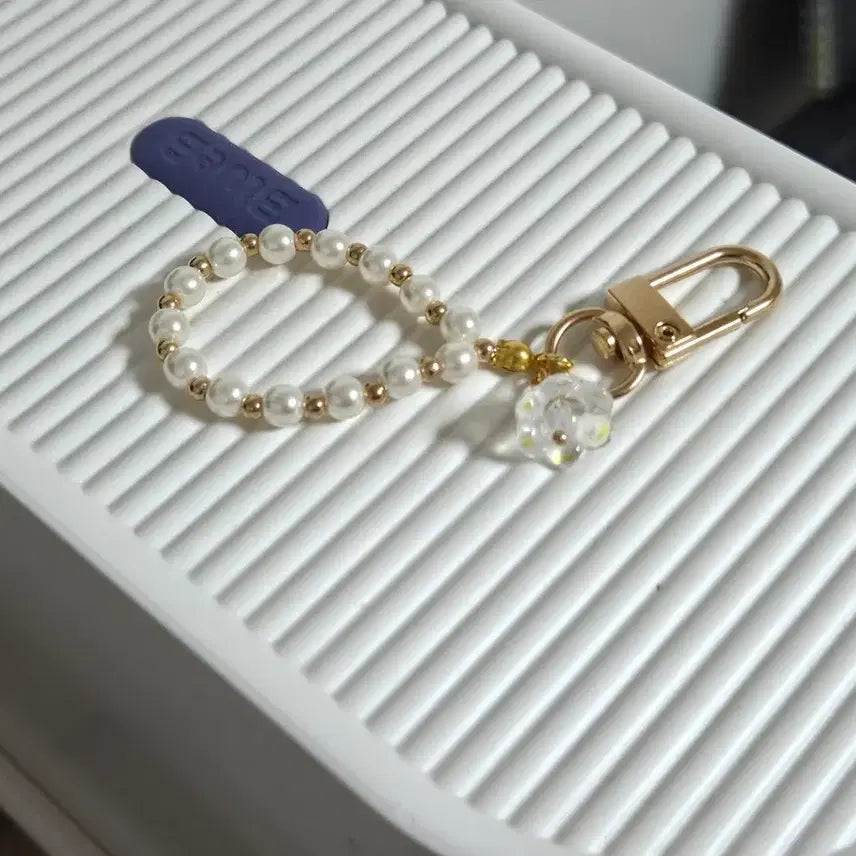 [BUNJANG] Handmade Pearl Bead Keyring / 진주비즈키링