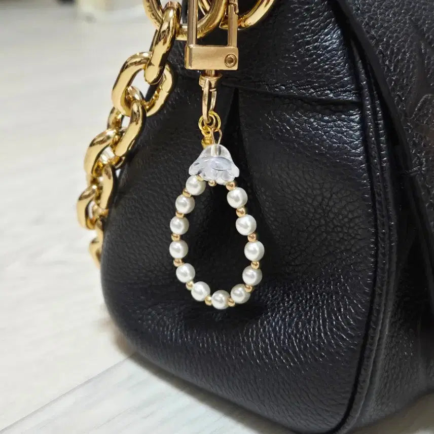 [BUNJANG] Handmade Pearl Bead Keyring / 진주비즈키링