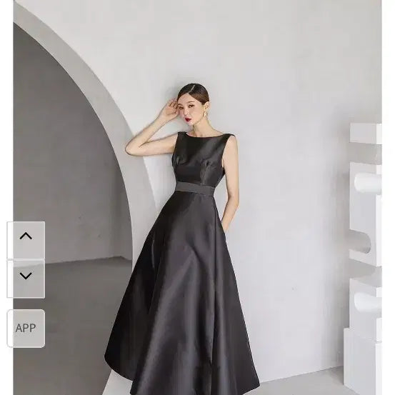 [BUNJANG] Dint Mikado Long Dress / 딘트 미카도 원피스