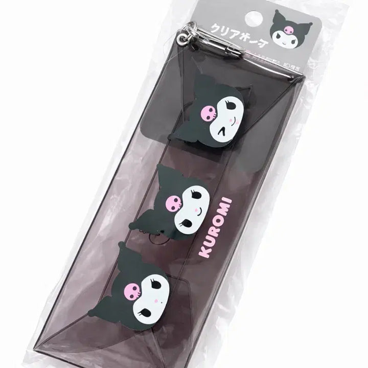 [BUNJANG] Sanrio Kuromi Clear Pouch / 산리오) 쿠로미 클리어 파우치