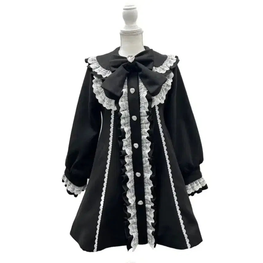 [BUNJANG] Dear My Love Winter Black Coat / 디마럽 코트 3L (개예쁨) 지뢰계 양지뢰 디어마이러브 겨울 블랙