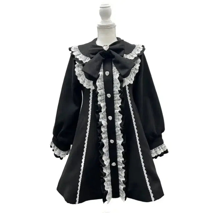 [BUNJANG] Dear My Love Winter Black Coat / 디마럽 코트 3L (개예쁨) 지뢰계 양지뢰 디어마이러브 겨울 블랙