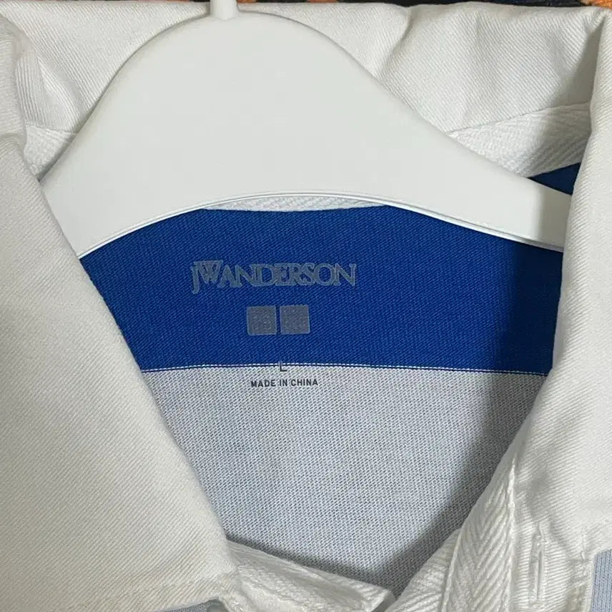 BUNJANG] Uniqlo JW Anderson Rugby Polo Shirt Blue L / 유니클로 JW
