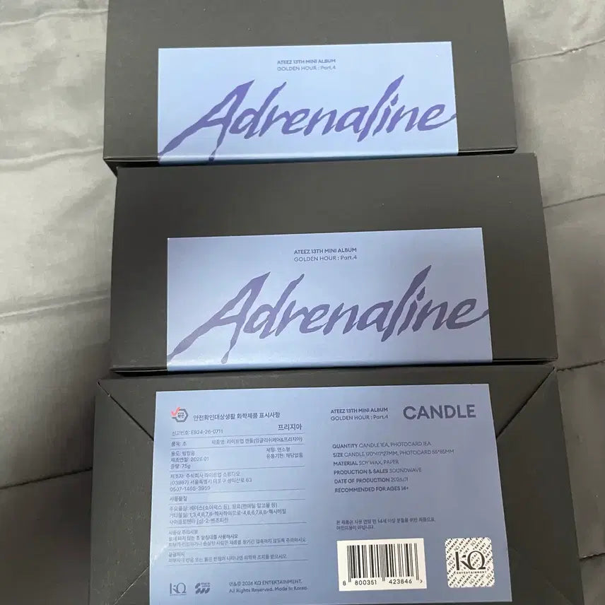 [BUNJANG] ATEEZ Popup Candle / 새상품)에이티즈 팝업 캔들