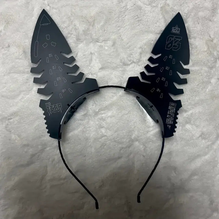 [BUNJANG] Ctctyo Cybercore Dog Ear Headband / Ctctyo 츄오마치전술공예 머리띠 03 / 서브컬쳐 사이버코어 코스프레