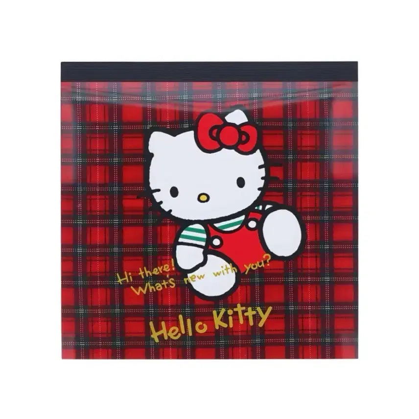 [BUNJANG] Sanrio Hello Kitty Retro Square Memo Check / 산리오 헬로키티 레트로 스퀘어 메모 체크