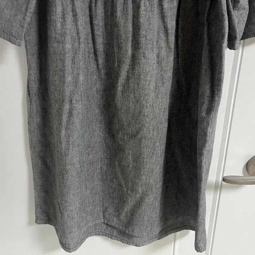 [BUNJANG] (일본 수입 빈티지)5부 반팔 원피스 라운드 캐주얼 M-L / (일본 수입 빈티지)5부 반팔 원피스 라운드 캐주얼 M-L
