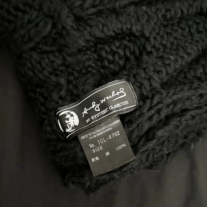 [BUNJANG] Hysteric Glamour Wool Knit Muffler / 히스테릭 글래머 울 니트 머플러