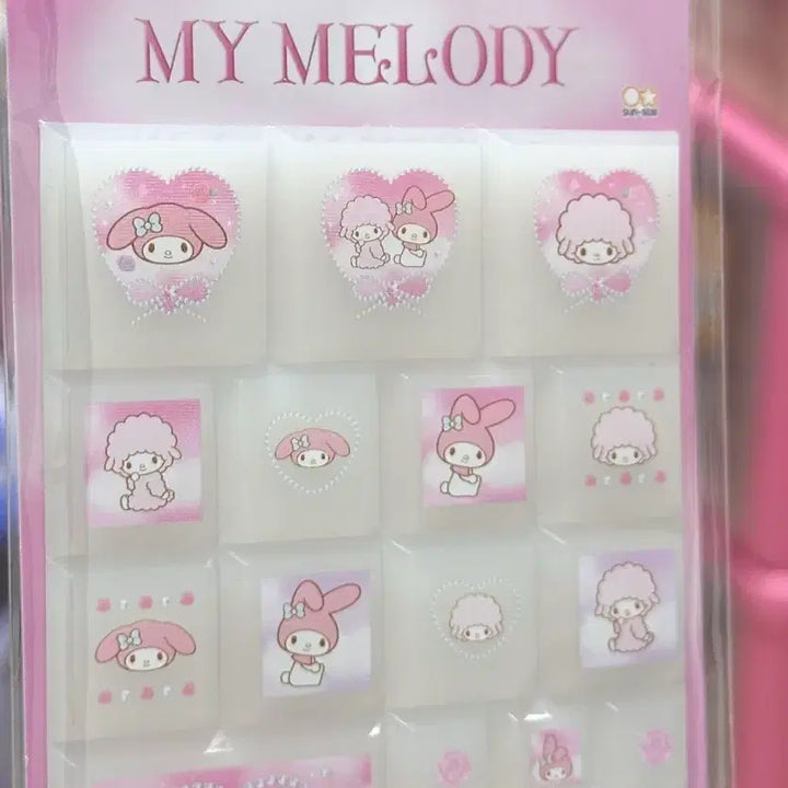 [BUNJANG] Sunstar Sanrio Y2K Tile Sticker My Melody / 산리오)Y2K 발레코어 타일 씰 스티커 마이멜로디