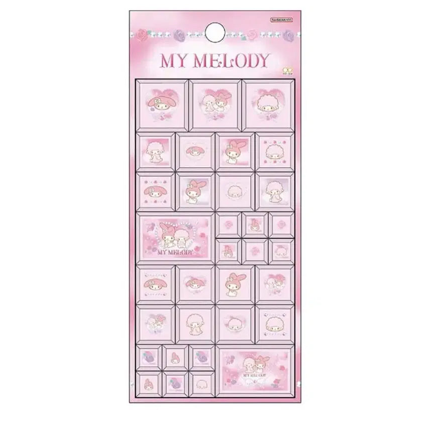 [BUNJANG] Sunstar Sanrio Y2K Tile Sticker My Melody / 산리오)Y2K 발레코어 타일 씰 스티커 마이멜로디