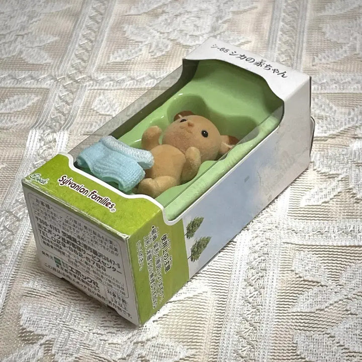 [BUNJANG] Sylvanian Families Knitted Deer Standing Baby (Discontinued) / 실바니안 뜨개 사슴 직립 아기 단종 올드 개봉 보관품