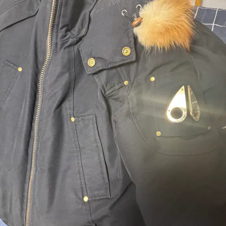 [BUNJANG] Moose Knuckles Ballistic Bomber Black S (Grade B) / [S,B급] 무스너클 발리스틱 봄버 블랙
