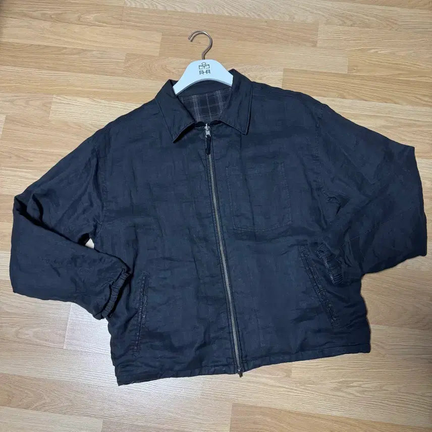 [BUNJANG] NCT DREAM Renjun & Check Black Reversible Blouson / [2] 폴리테루 리버시블 블루종 라미&체크 블랙