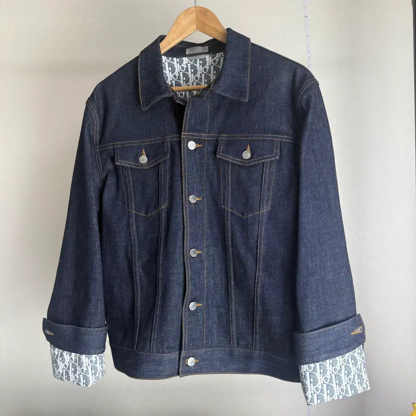 [BUNJANG] Dior Oblique Denim Jacket / (52)디올 오블리크 데님 청자켓