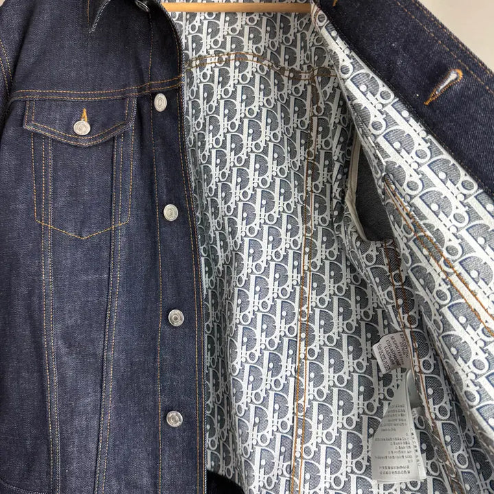 [BUNJANG] Dior Oblique Denim Jacket / (52)디올 오블리크 데님 청자켓