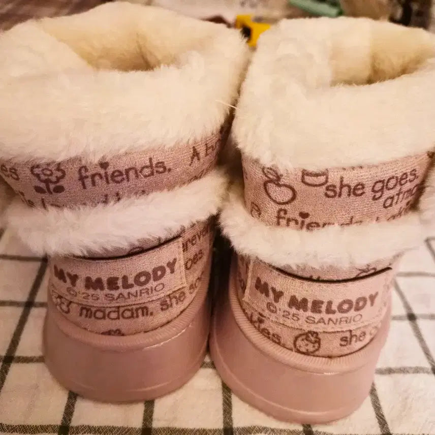 [BUNJANG] My Melody Faux Fur Ugg Boots (260mm) / 마이멜로디 털 어그부츠 260mm (새상품)