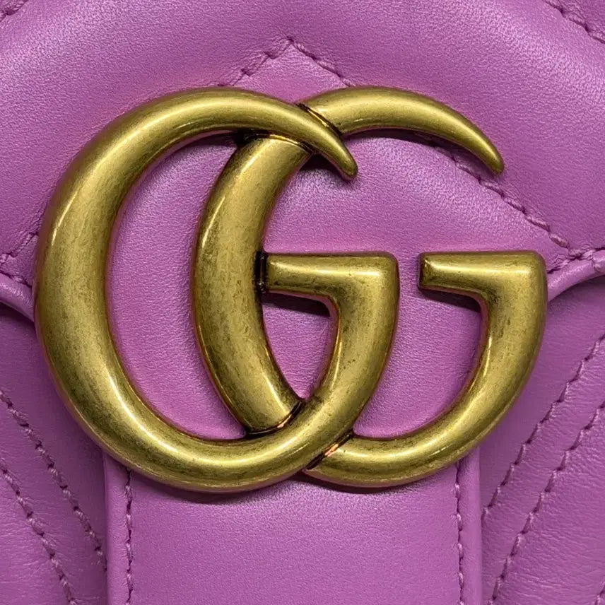 [BUNJANG] Gucci Marmont Matelasse Mini Shoulder Bag / 구찌 마몬트 마틀라세 미니 숄더백