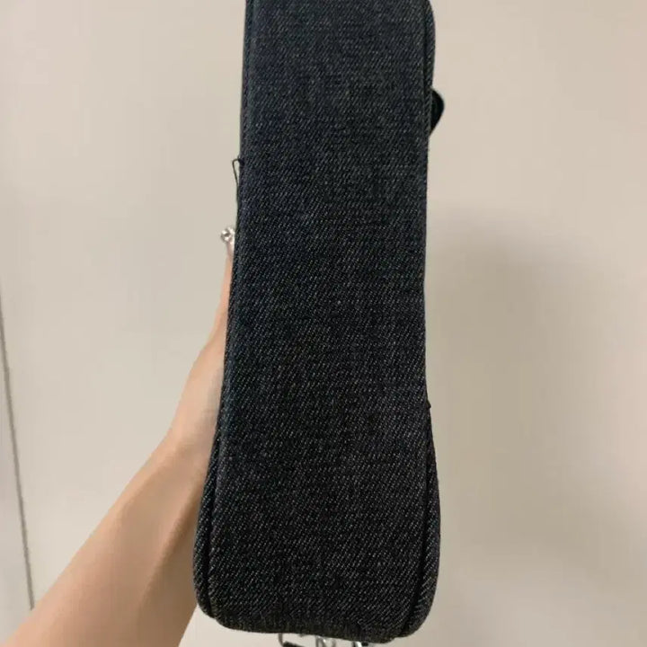 [BUNJANG] Ably Denim Y2K Shoulder Bag / 에이블리)데님 숄더백Y2K 데님 벨트 체인 호보숄더