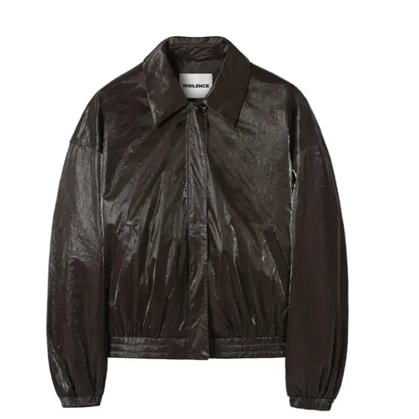 [BUNJANG] In Silence Woman Glossy Tyvek Blouson Brown / 인사일런스 우먼 글로시 타이벡 블루종 브라운