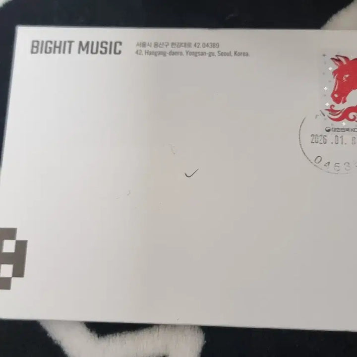/무배/미개봉/ 방탄소년단 골드멤버십 특전 엽서 BTSxAMRY