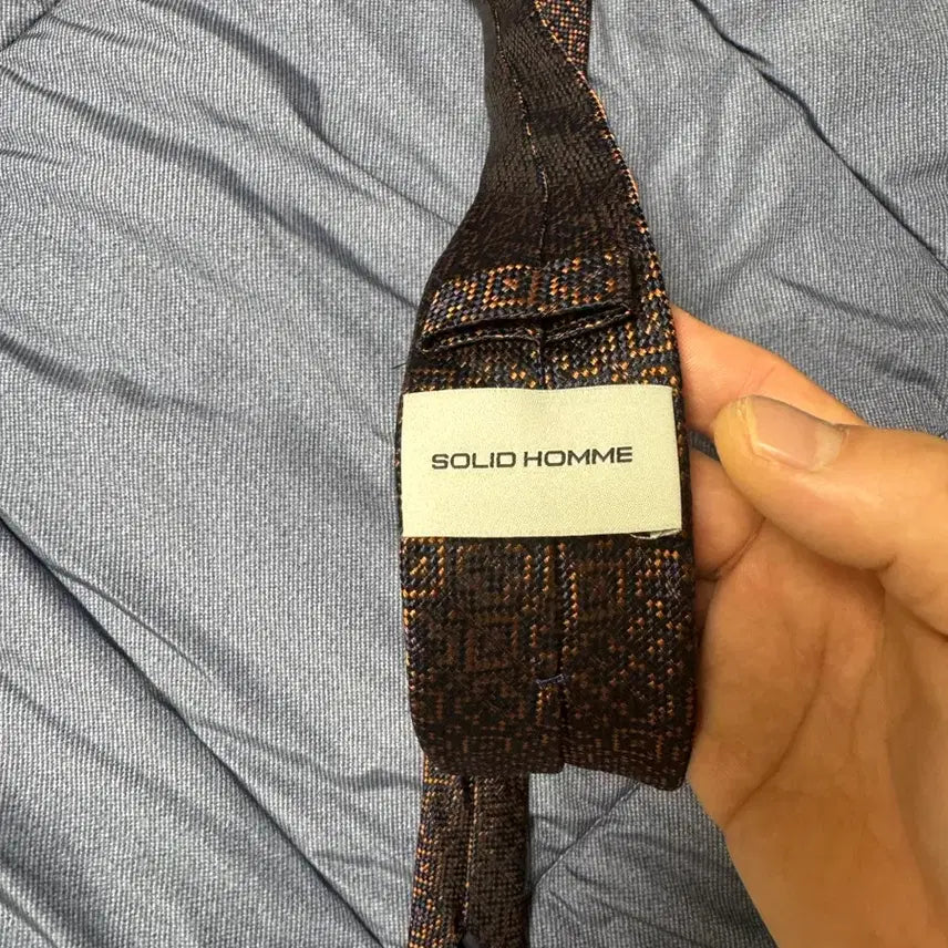 [BUNJANG] Solid Homme Silk Necktie / 솔리드옴므 넥타이