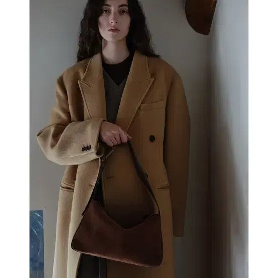 [BUNJANG] LoSeoul Suede Shoulder Bag / 로서울 스웨이드 숄더백