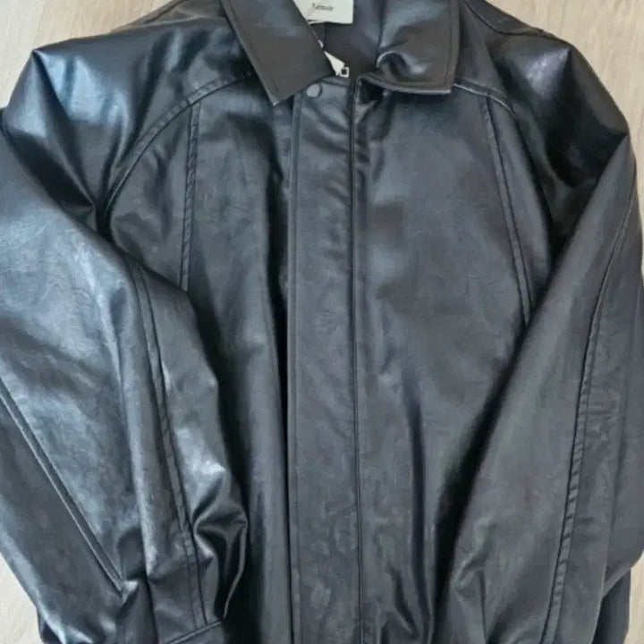 [BUNJANG] Bose Black Leather Jacket / 보세 블랙 가죽자켓