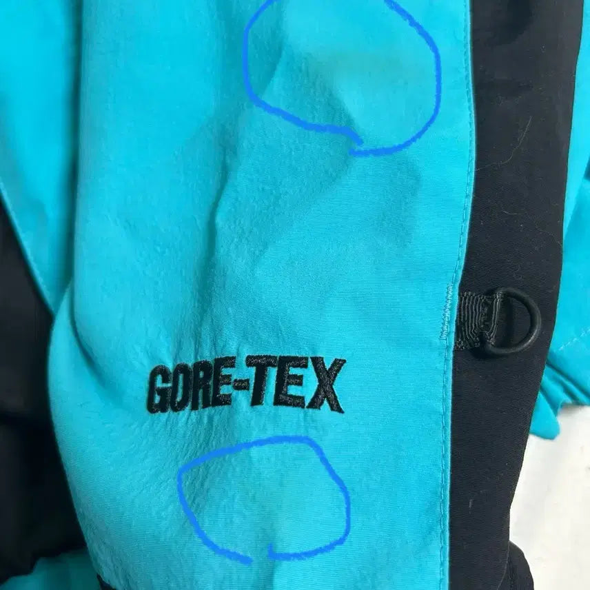 [BUNJANG] Supreme x The North Face Arc Logo Mountain Parka Blue 19SS / 슈프림 X 노스페이스 아크로고 마운틴 파카 블루 19SS