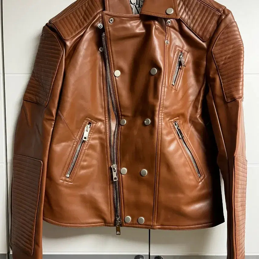 [BUNJANG] Rider Jacket Brown M / (새상품)라이더자켓 브라운