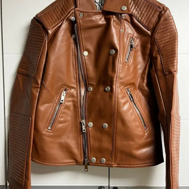 [BUNJANG] Rider Jacket Brown M / (새상품)라이더자켓 브라운