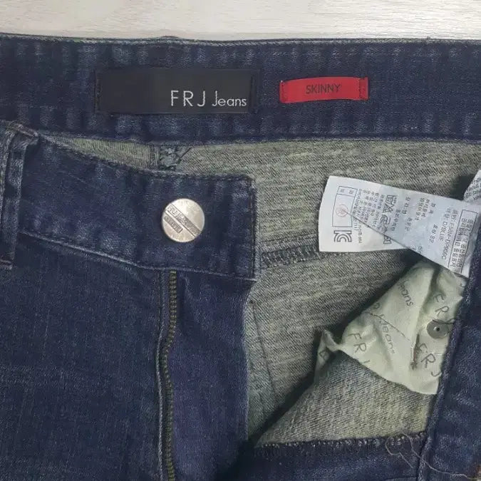 [BUNJANG] FRJ Four-Way Stretch Fleece-Lined Denim Jeans (Size 32) / FRJ 정품(사방스판) 얇은기모대님 32인치(No.13)S급!