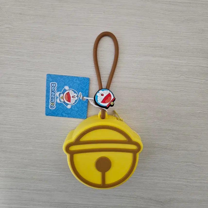 [BUNJANG] Doraemon Bell Silicone Pouch Keychain / 도라에몽 방울 실리콘 파우치 가방고리 키링