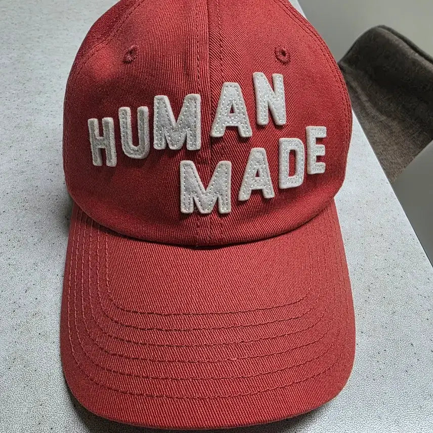 [BUNJANG] Human Made 6 Panel Twill Cap Red / 택포) 휴먼 메이드 6 패널 트윌 캡 레드