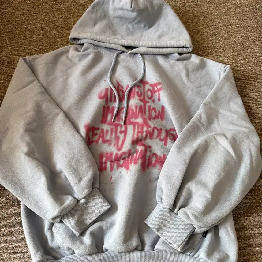 [SOLD OUT] 어반스터프 스크러블 페인트 후드티 블루