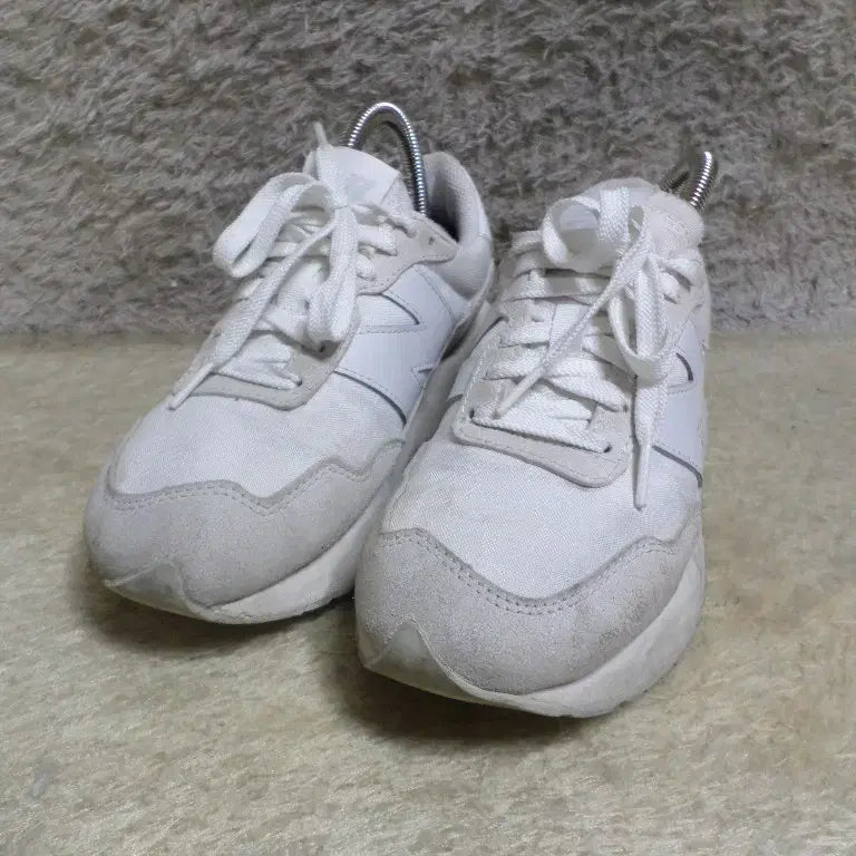 [BUNJANG] New Balance 237 White Sneakers / 후루룩구제 235 뉴발란스 237 화이트 운동화 중고 신발