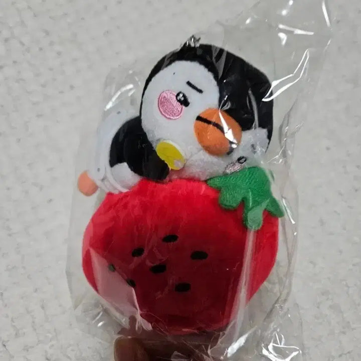 [BUNJANG] 2PM Junho Midnight Sun Strawberry Penguin Charm / 이준호 팬콘 미드나잇선 딸기펭펭이 백참