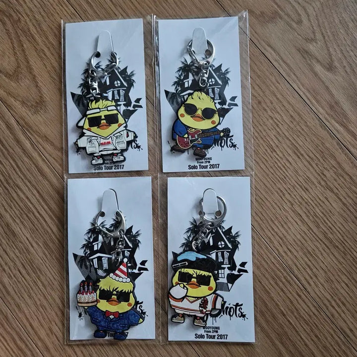 [BUNJANG] 2PM Wooyoung 2017 Solo Tour Keyring Bundle Set / 장우영 2PM우영 솔로투어 2017 키링 일괄