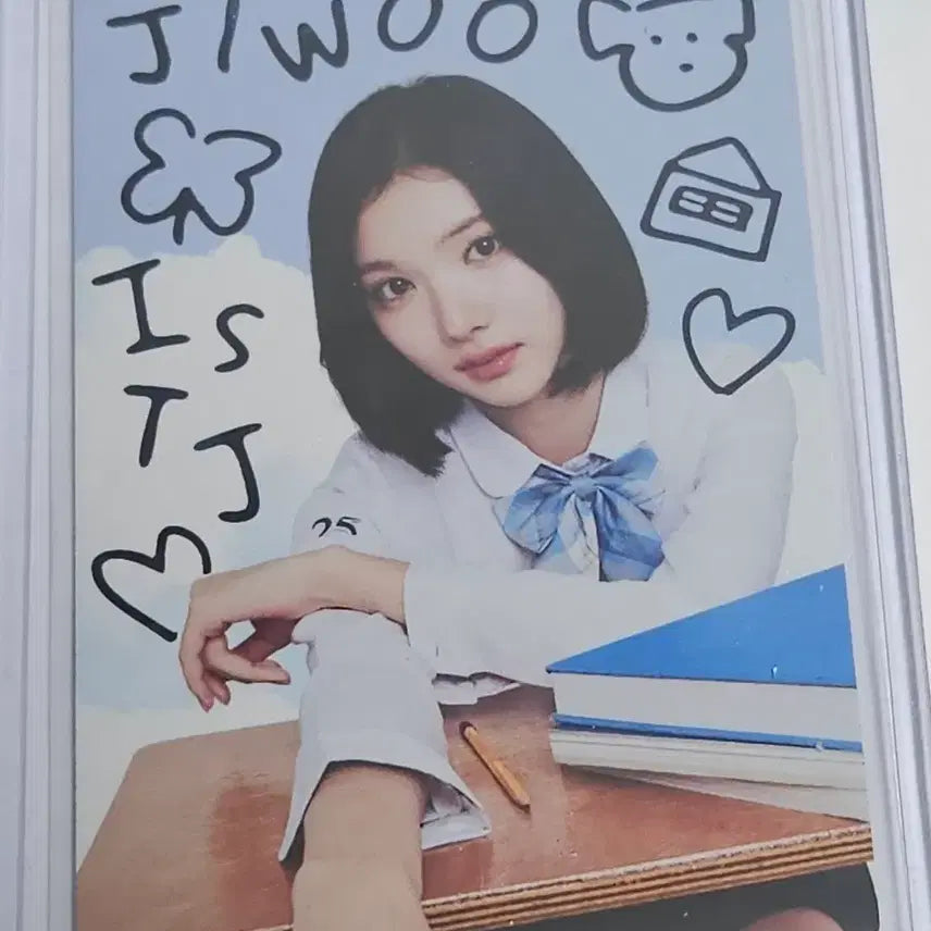 [BUNJANG] Heart2Heart Jiwoo Sketch Photocard / 하츠투하츠 테레카 지우 스케치 포토카드